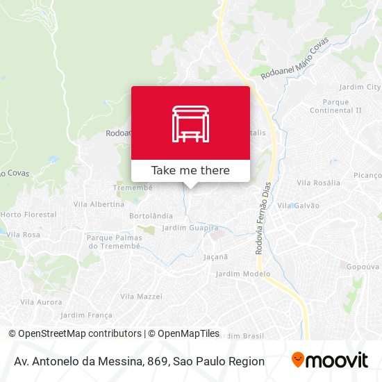 Av. Antonelo da Messina, 869 map