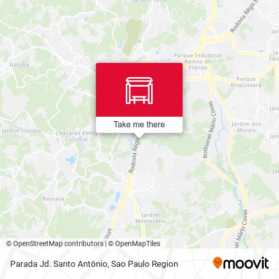 Parada Jd. Santo Antônio map