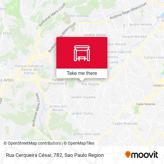Rua Cerqueira César, 782 map