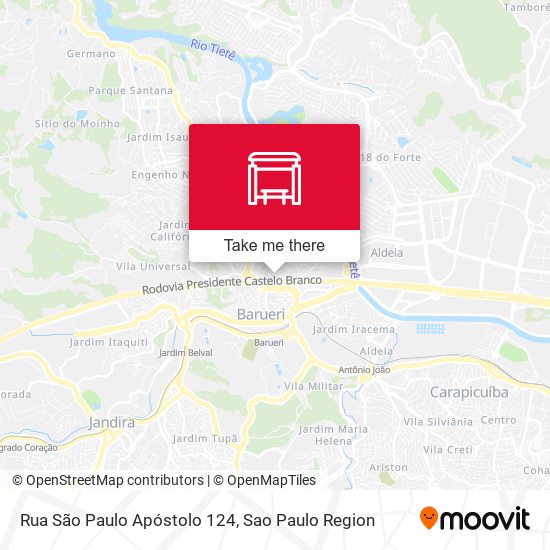 Rua São Paulo Apóstolo 124 map