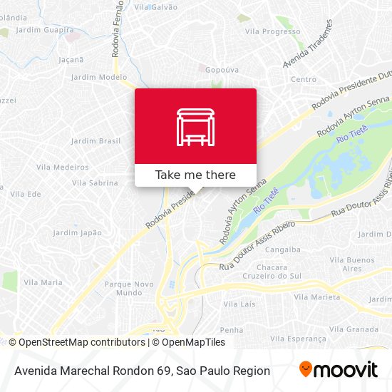 Mapa Avenida Marechal Rondon 69