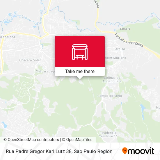 Rua Padre Gregor Karl Lutz 38 map