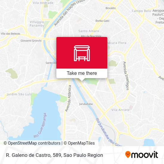 R. Galeno de Castro, 589 map