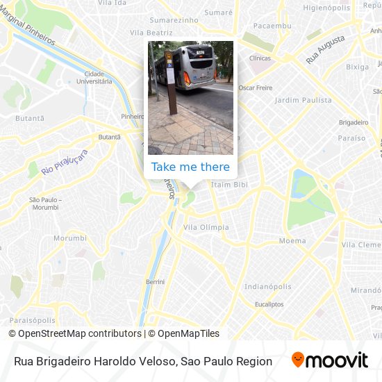 Rua Brigadeiro Haroldo Veloso map