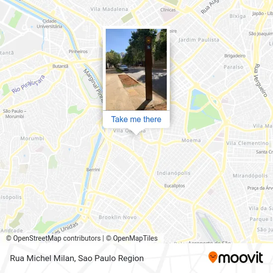Rua Michel Milan map
