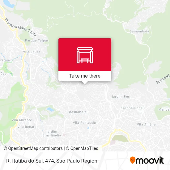 R. Itatiba do Sul, 474 map