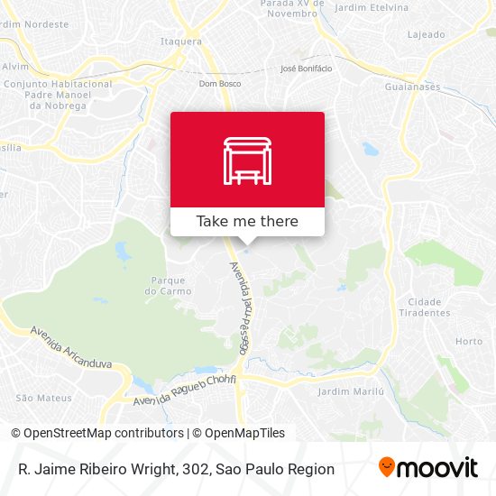 R. Jaime Ribeiro Wright, 302 map