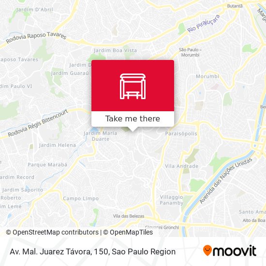 Av. Mal. Juarez Távora, 150 map