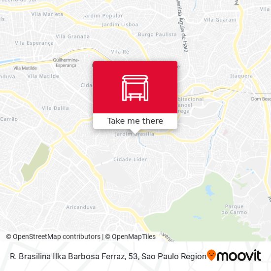 R. Brasilina Ilka Barbosa Ferraz, 53 map