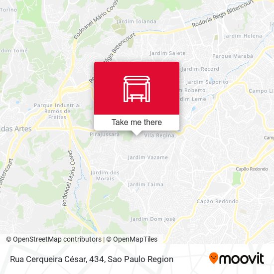 Rua Cerqueira César, 434 map