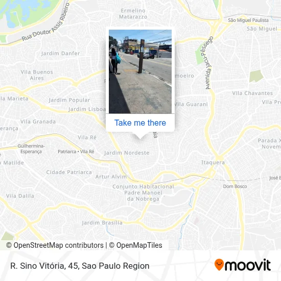 R. Sino Vitória, 45 map