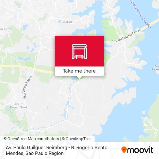Av. Paulo Guilguer Reimberg - R. Rogério Bento Mendes map