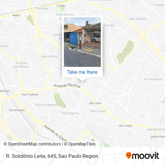 R. Solidônio Leite, 645 map
