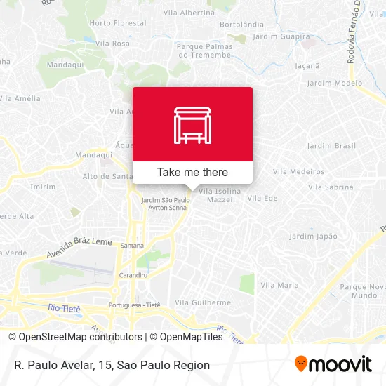 R. Paulo Avelar, 15 map