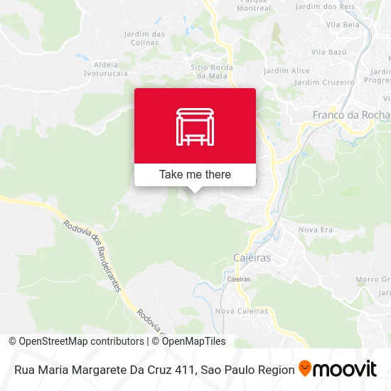 Rua Maria Margarete Da Cruz 411 map