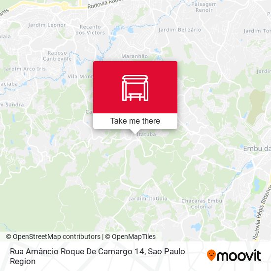 Rua Amâncio Roque De Camargo 14 map