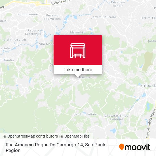 Rua Amâncio Roque De Camargo 14 map