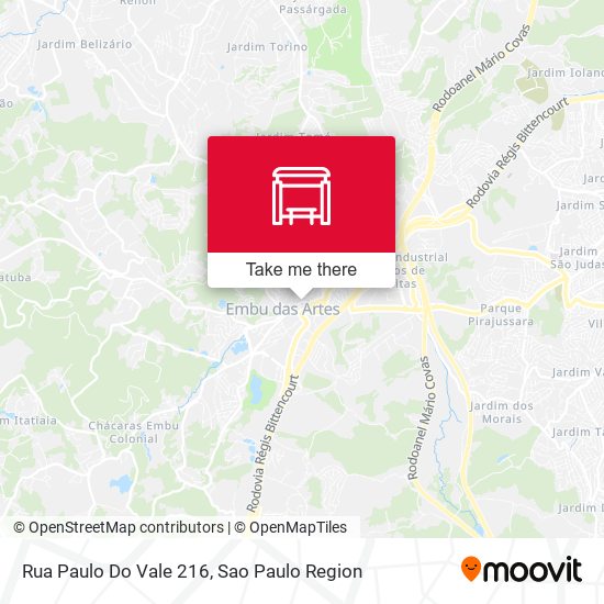 Mapa Rua Paulo Do Vale 216