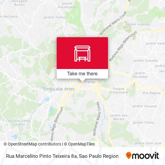 Mapa Rua Marcelino Pinto Teixeira 8a