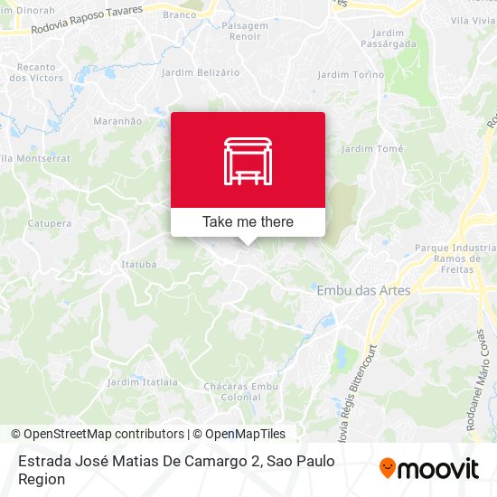 Estrada José Matias De Camargo 2 map