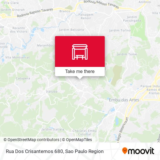 Rua Dos Crisantemos 680 map