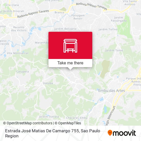Estrada José Matias De Camargo 755 map