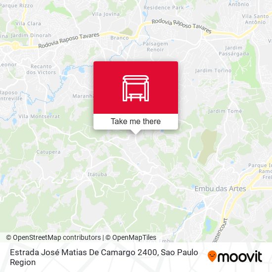 Estrada José Matias De Camargo 2400 map