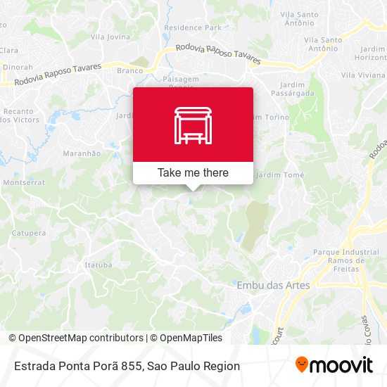 Estrada Ponta Porã 855 map