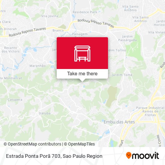 Estrada Ponta Porã 703 map