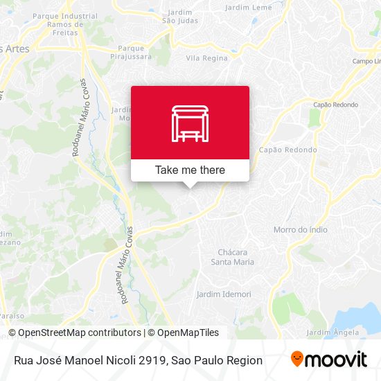 Rua José Manoel Nicoli 2919 map