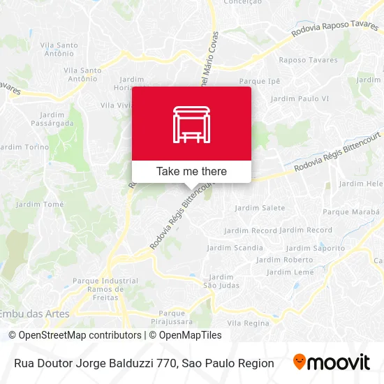 Rua Doutor Jorge Balduzzi 770 map
