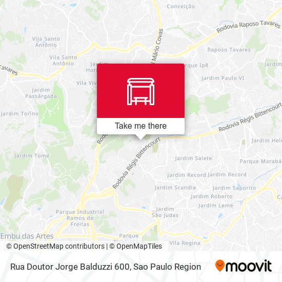 Rua Doutor Jorge Balduzzi 600 map