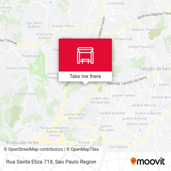 Rua Santa Eliza 718 map