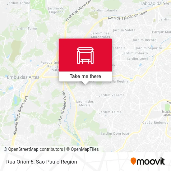 Rua Orion 6 map