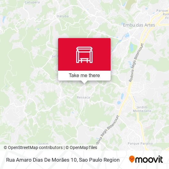 Rua Amaro Dias De Morães 10 map