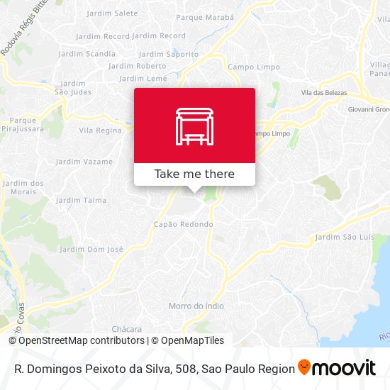 R. Domingos Peixoto da Silva, 508 map