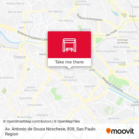 Av. Antonio de Souza Noschese, 908 map