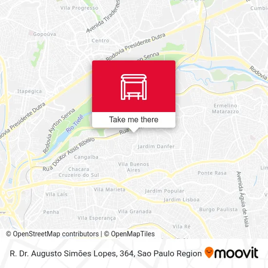 R. Dr. Augusto Simões Lopes, 364 map