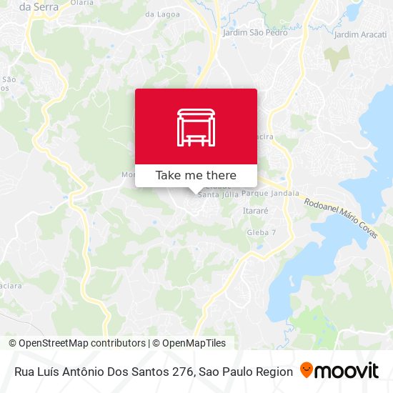 Rua Luís Antônio Dos Santos 276 map