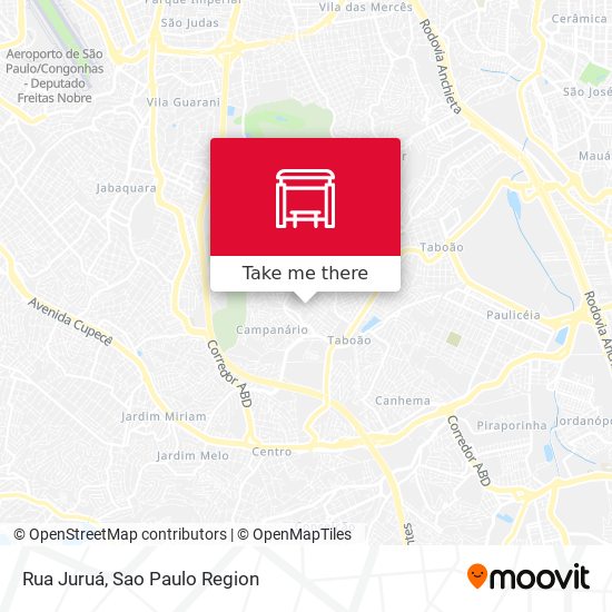 Mapa Rua Juruá