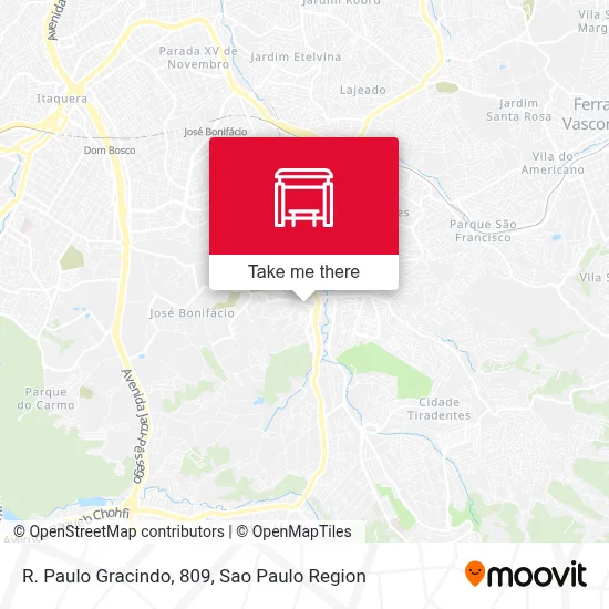 R. Paulo Gracindo, 809 map