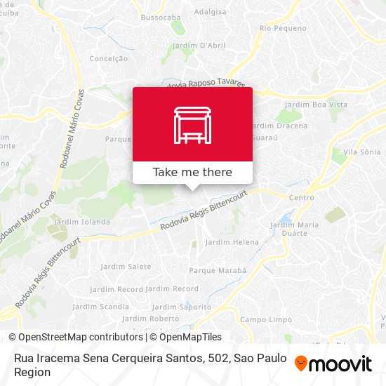 Rua Iracema Sena Cerqueira Santos, 502 map