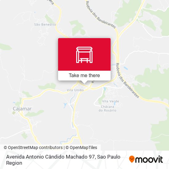 Avenida Antonio Cândido Machado 97 map