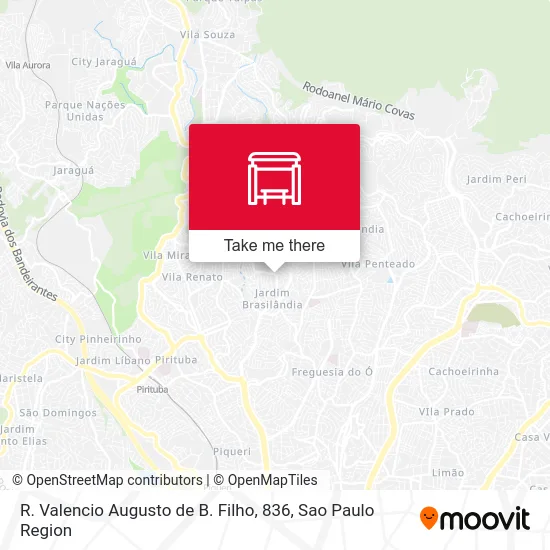 R. Valencio Augusto de B. Filho, 836 map