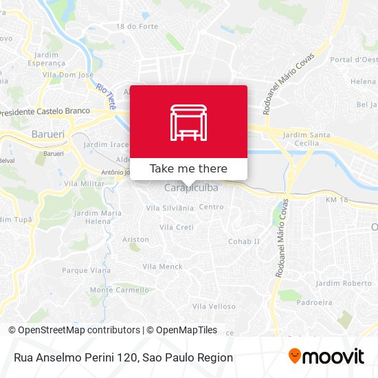 Rua Anselmo Perini 120 map