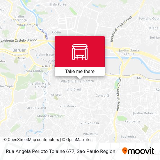 Rua Ângela Perioto Tolaine 677 map