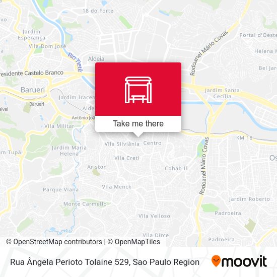 Rua Ângela Perioto Tolaine 529 map