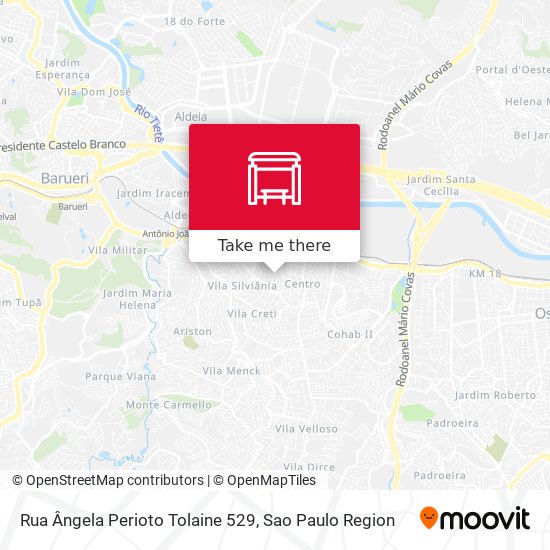 Rua Ângela Perioto Tolaine 529 map