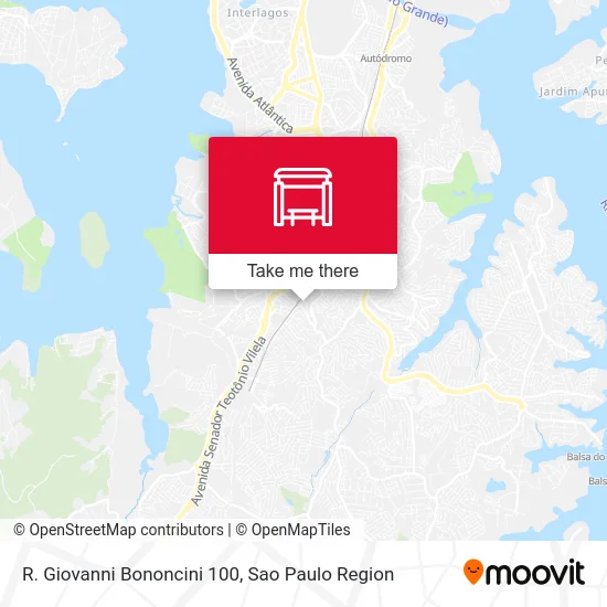 R. Giovanni Bononcini 100 map