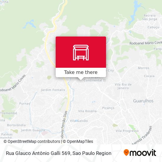 Rua Glauco Antônio Galli 569 map